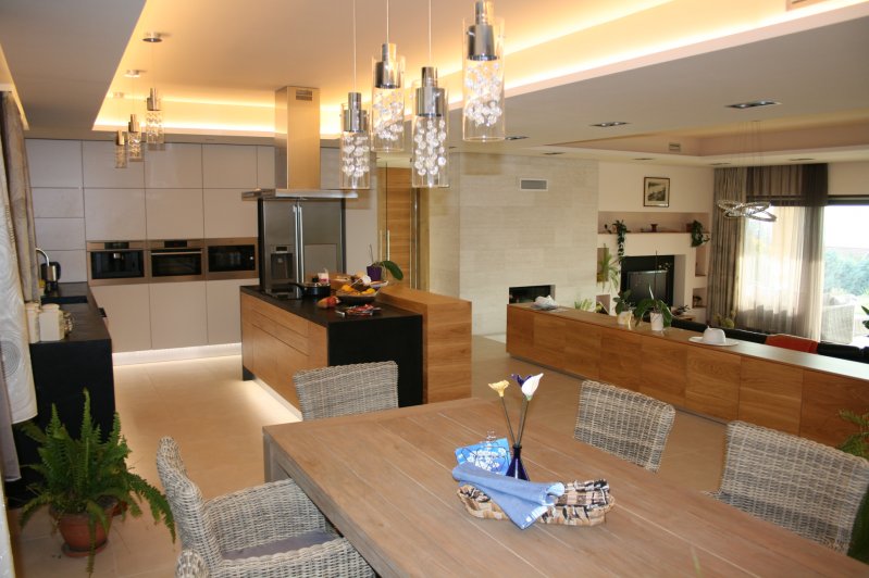 villa étkező, nappali