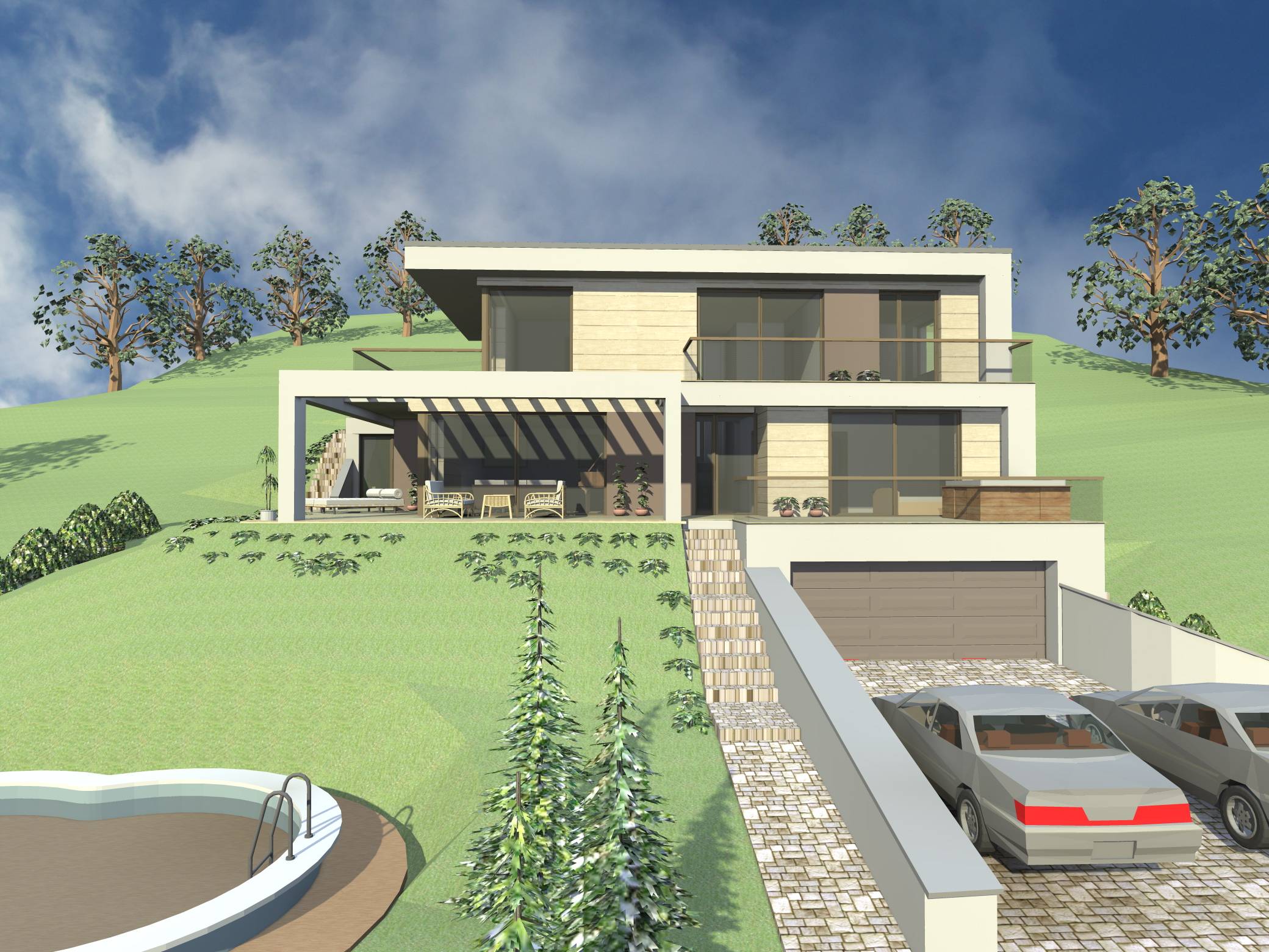 3d front