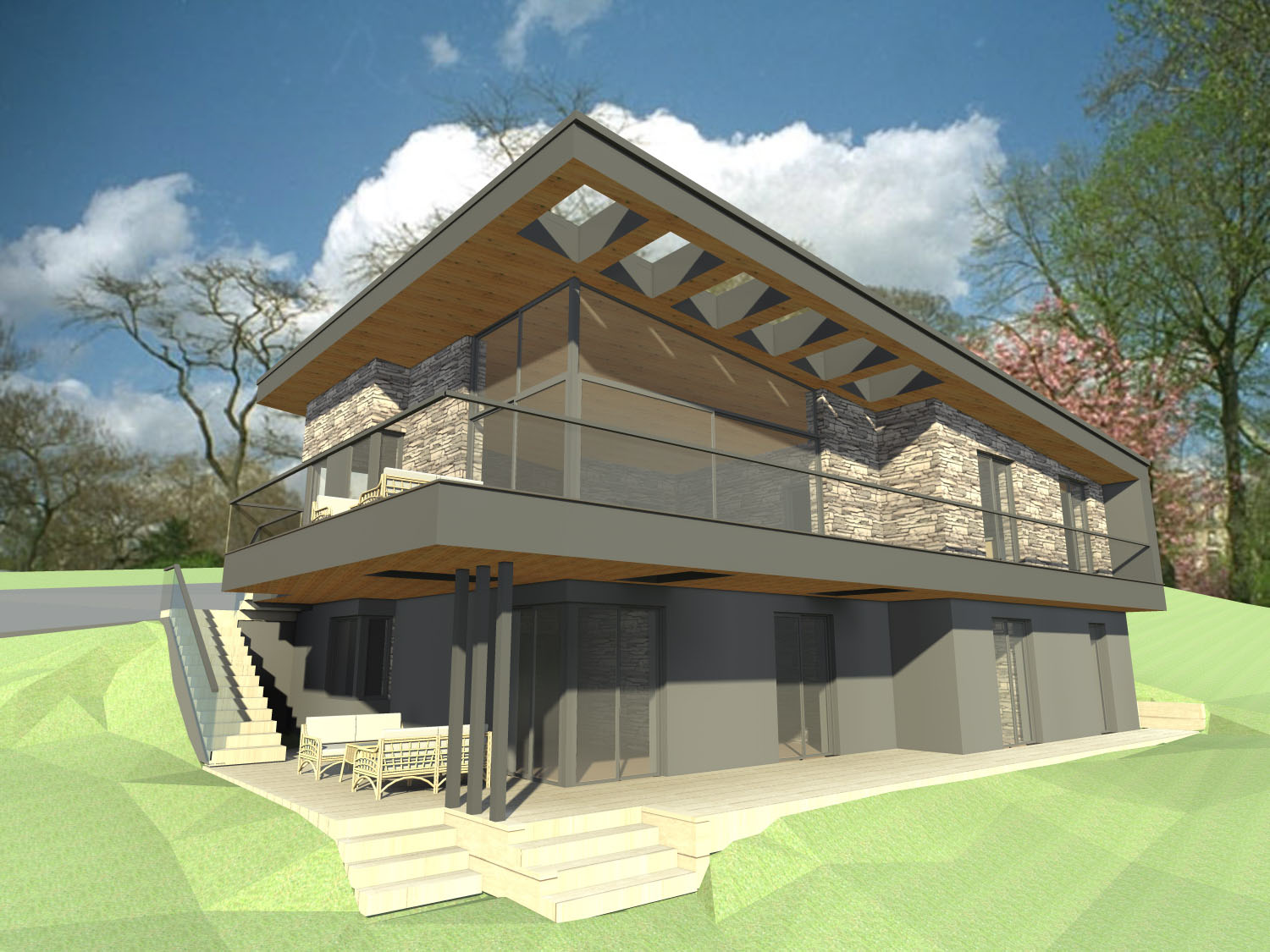 modern villa diósdon