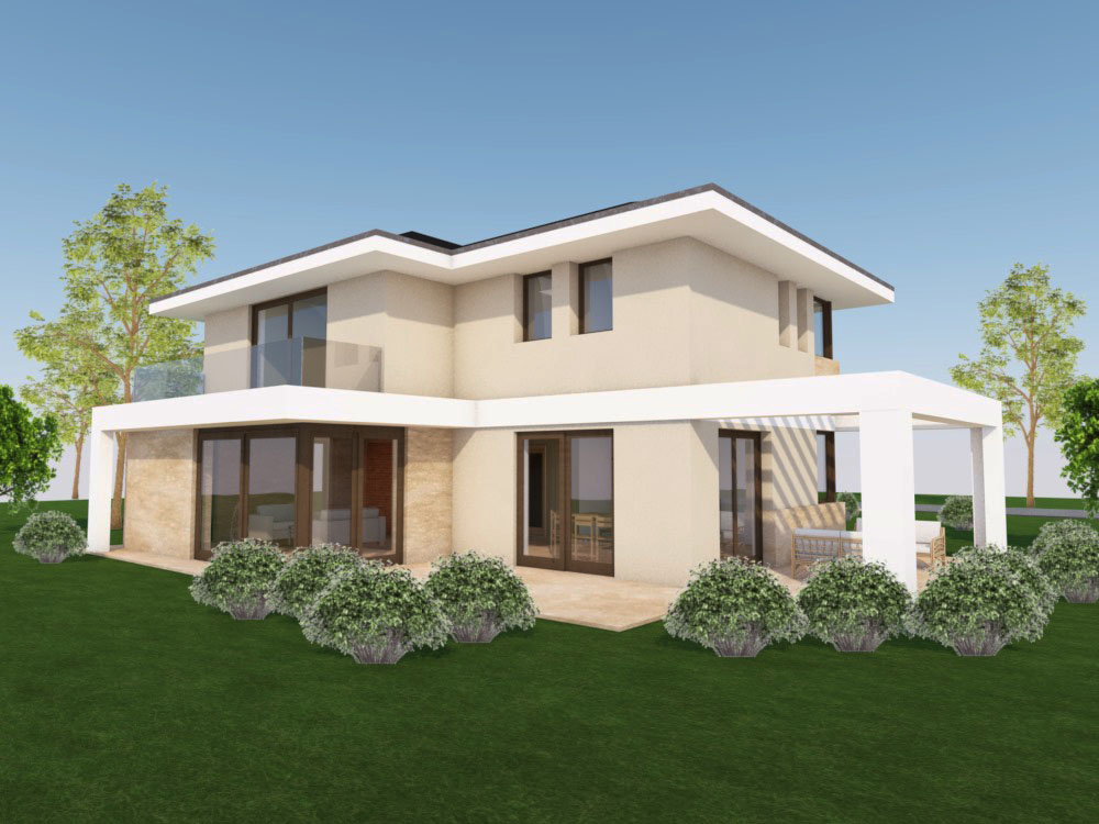 családi ház, építész tervező