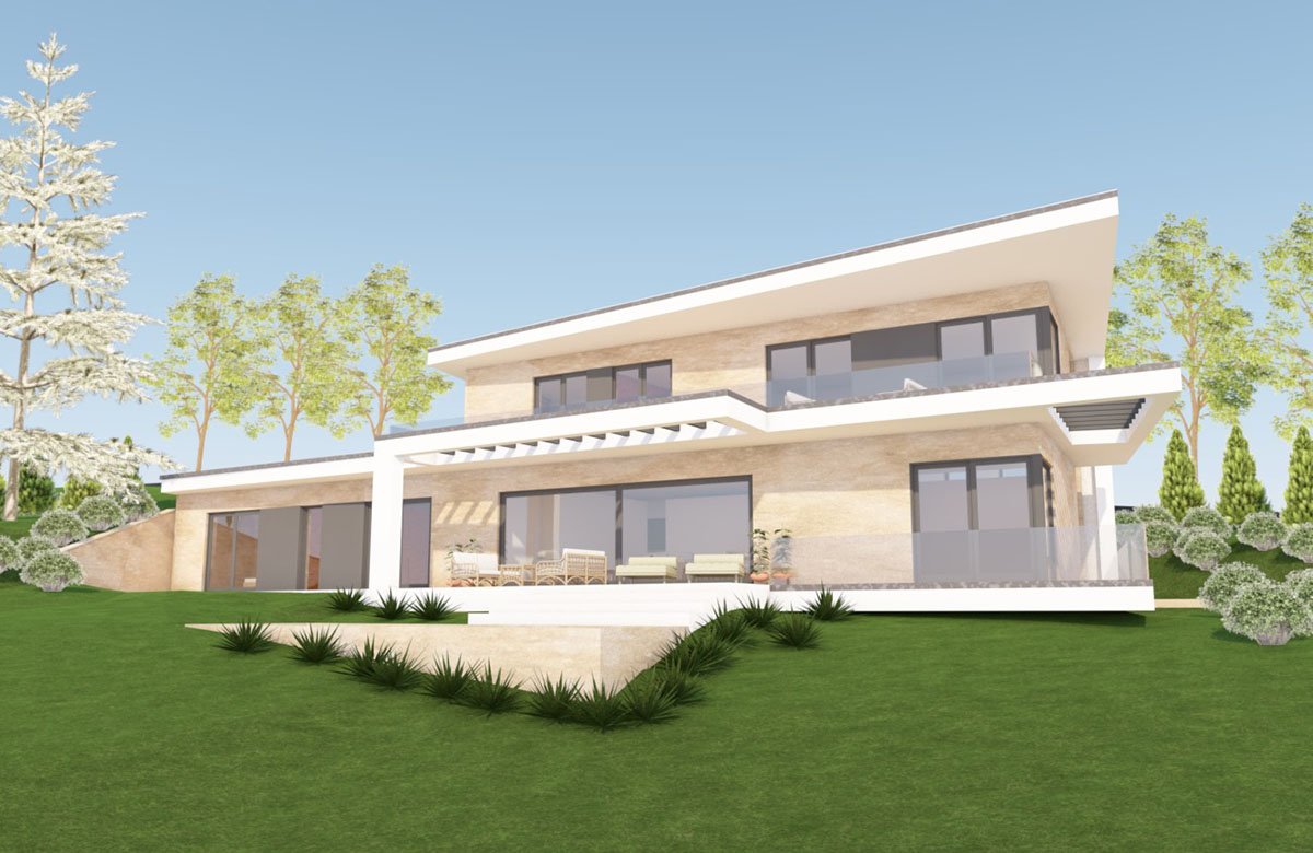 családi ház látványtervezés