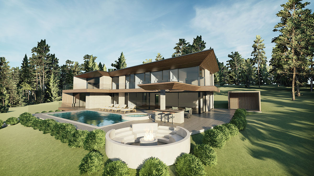 minimál családi ház