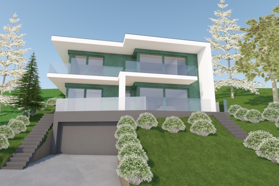 családi ház tervezése, autocad