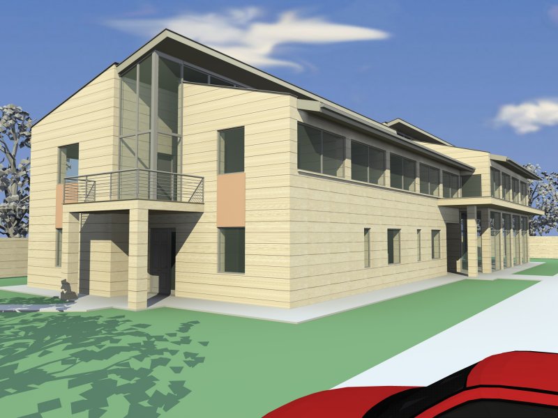 irodaház tervezés, terv grafika