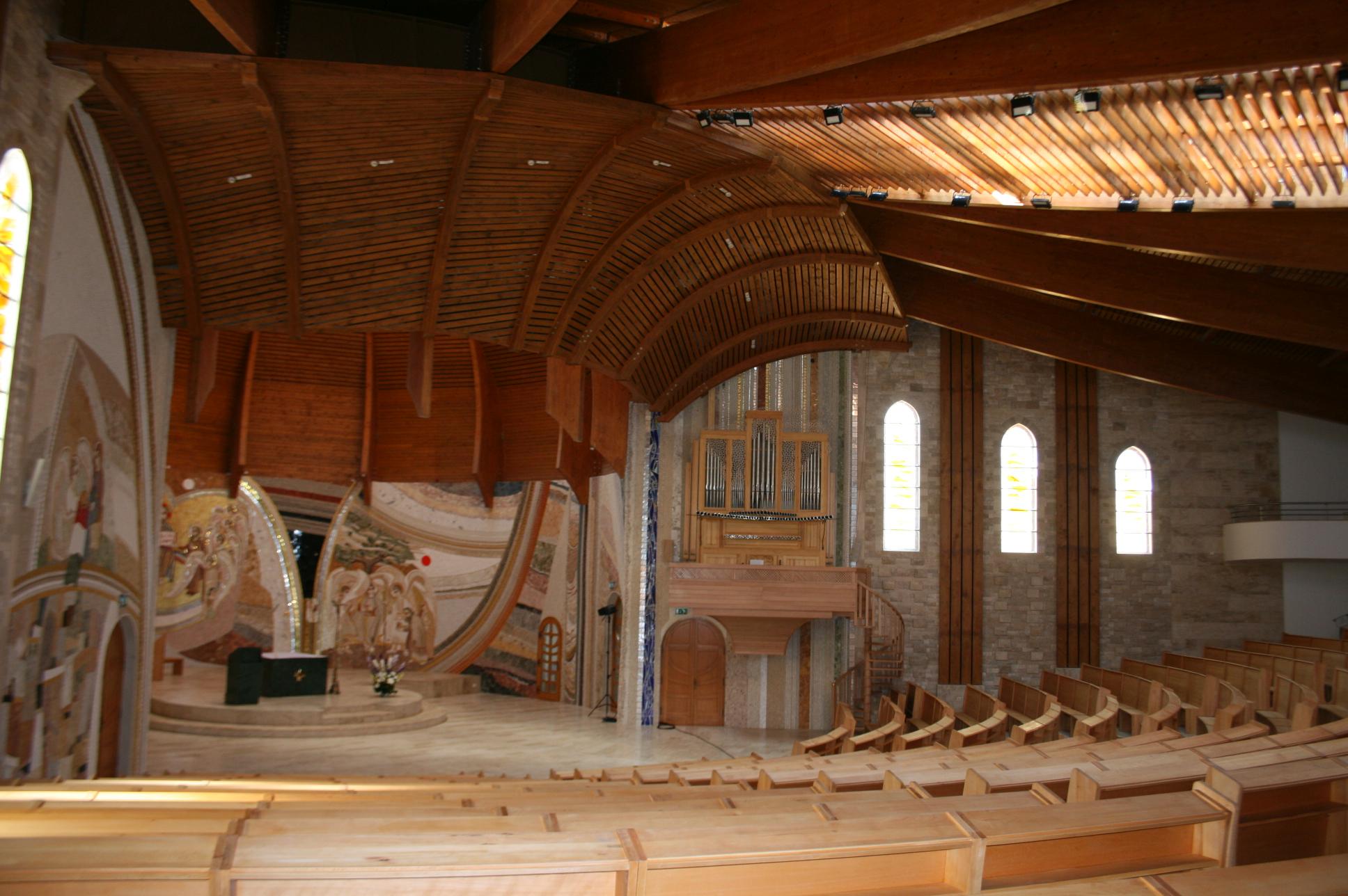 beltér, hajó bal oldalról