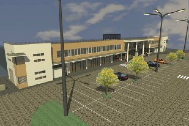 látványterv, irodaház építészeti tervezés