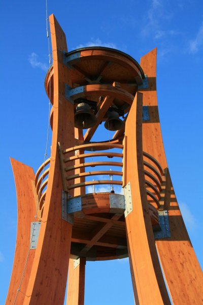 nyitott harangtorony, gazdagréten