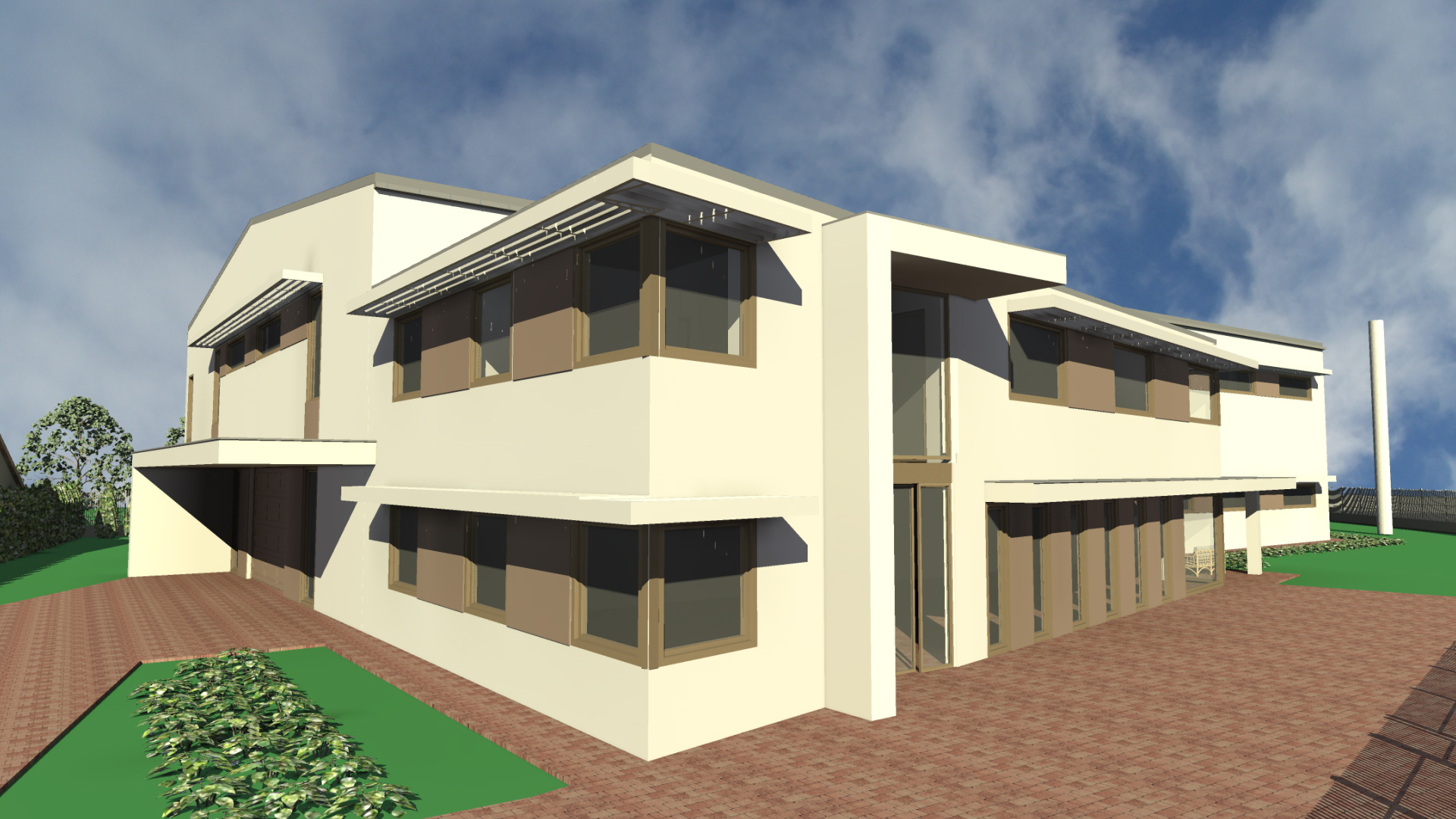 budatétényi irodaház, építészeti tervezés