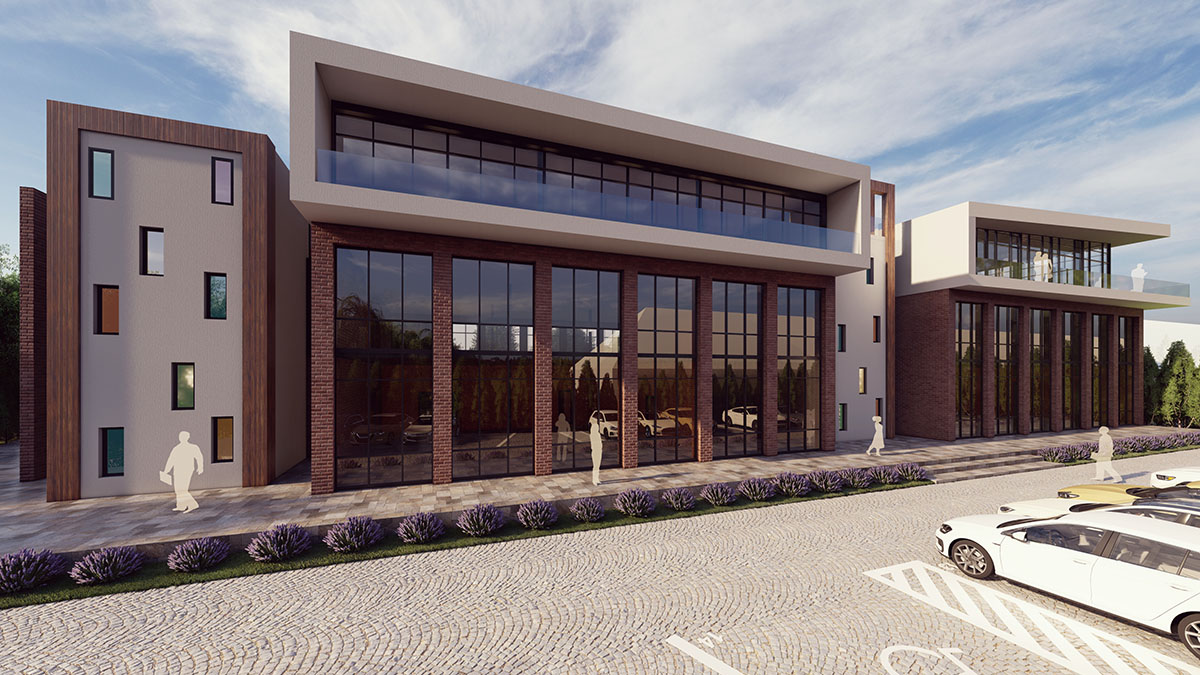 irodaház, 3d grafikai tervezés