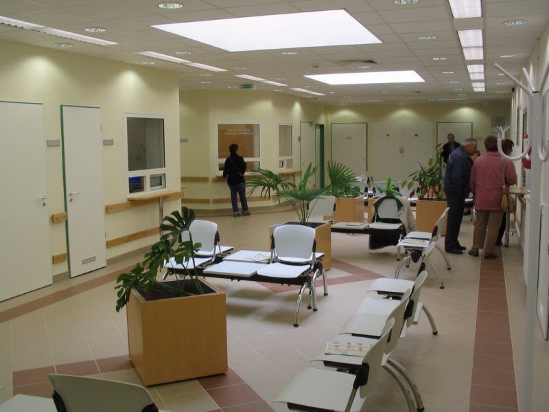 beltér, betegváró