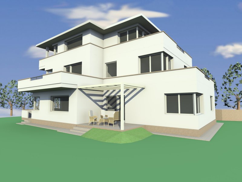 társasház tervezés, egyedi igényre