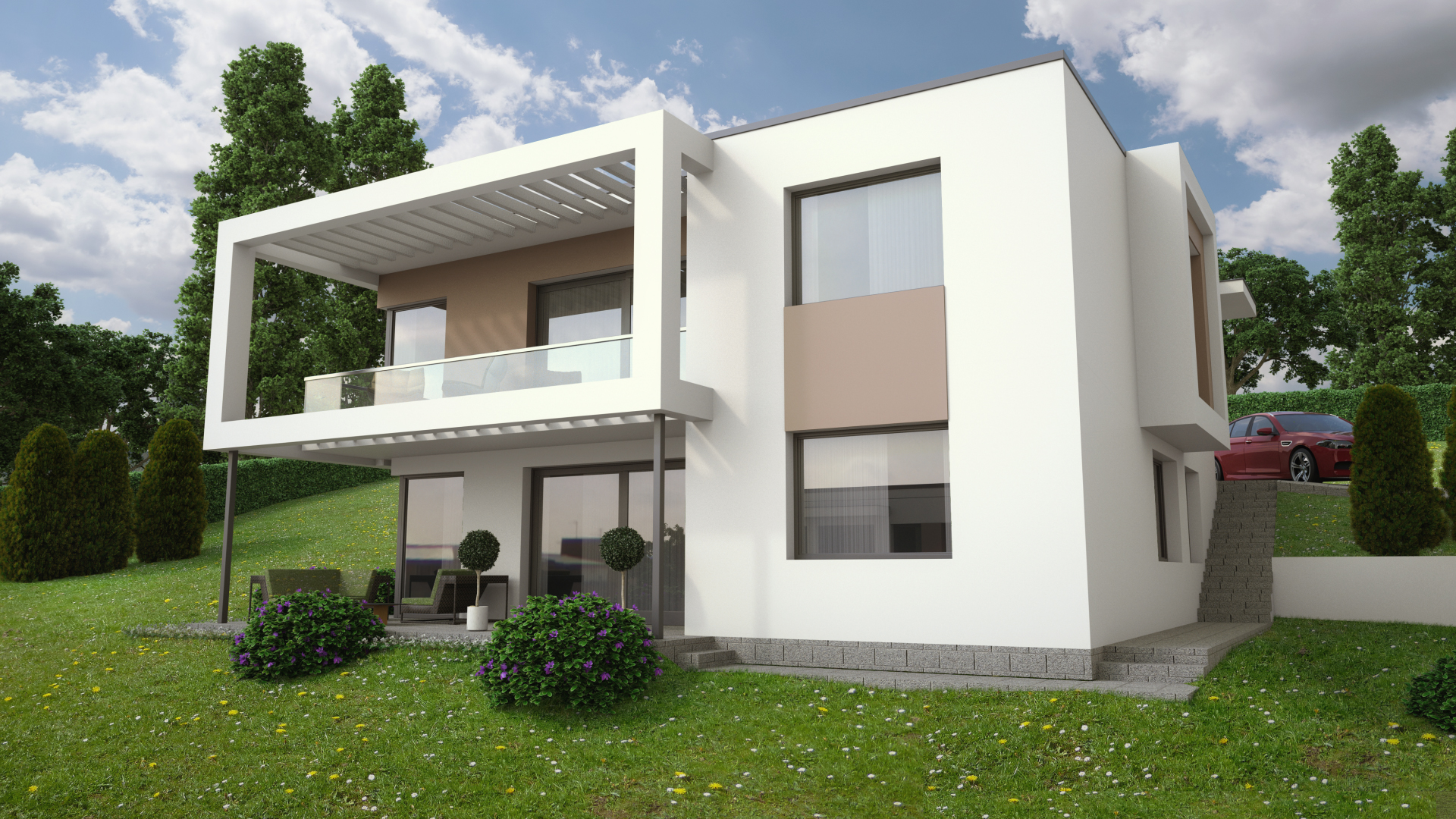 3d front terv jobbról