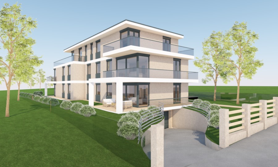 három szintes társasház tervezés