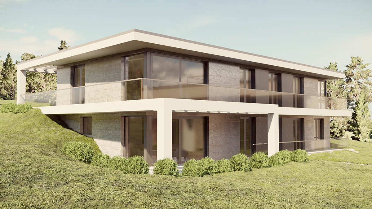 modern társasházak tervezése