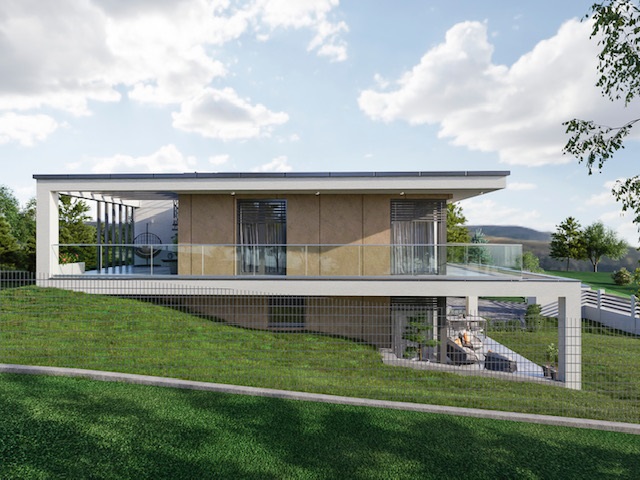 modern társasház tervrajz