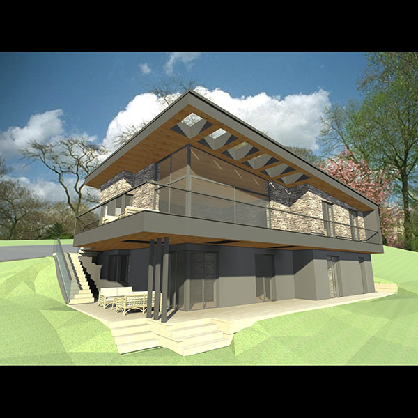 Portfolió - minimál modern villa